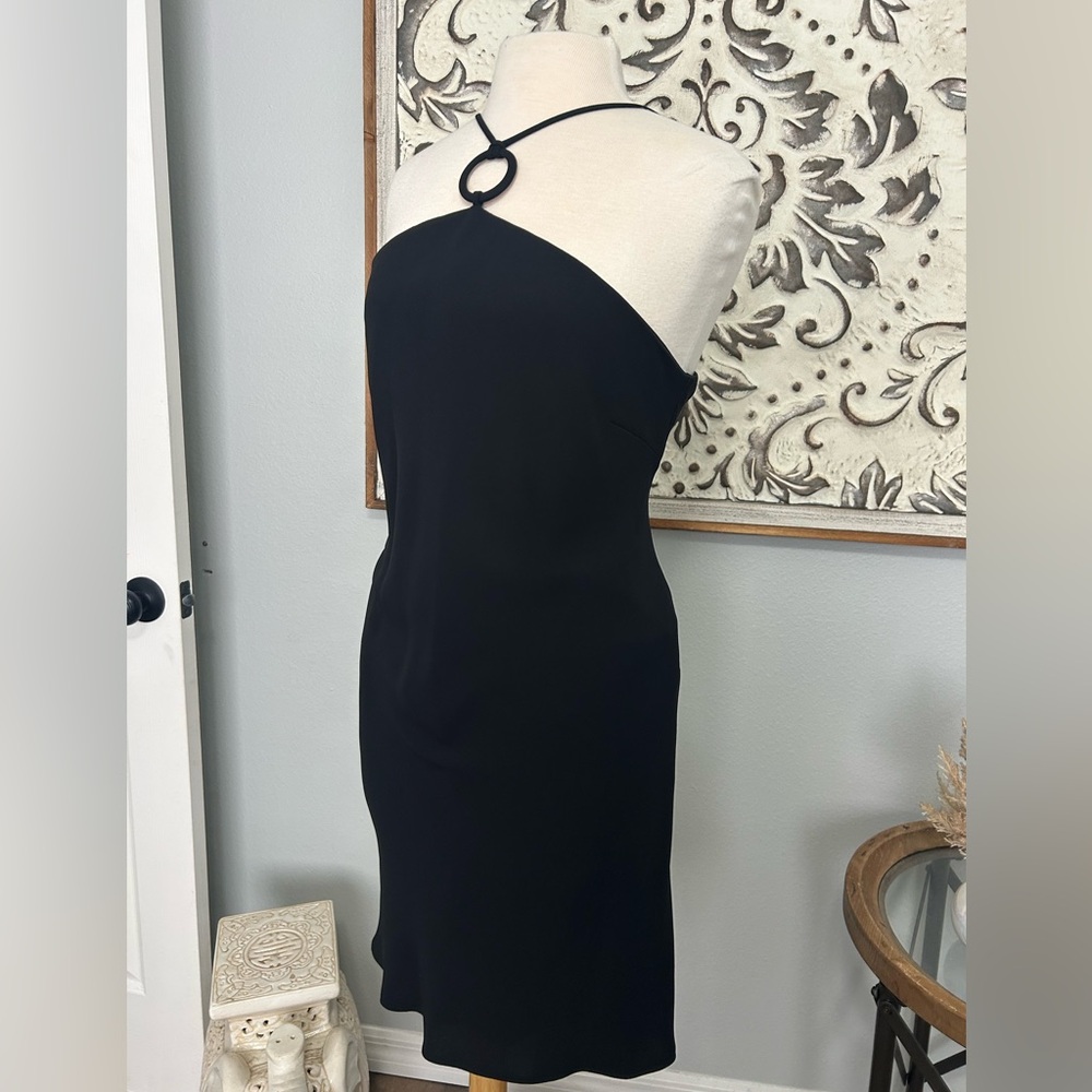 Evan Picone Black Asymmetrical Dress - Picture 5 of 8